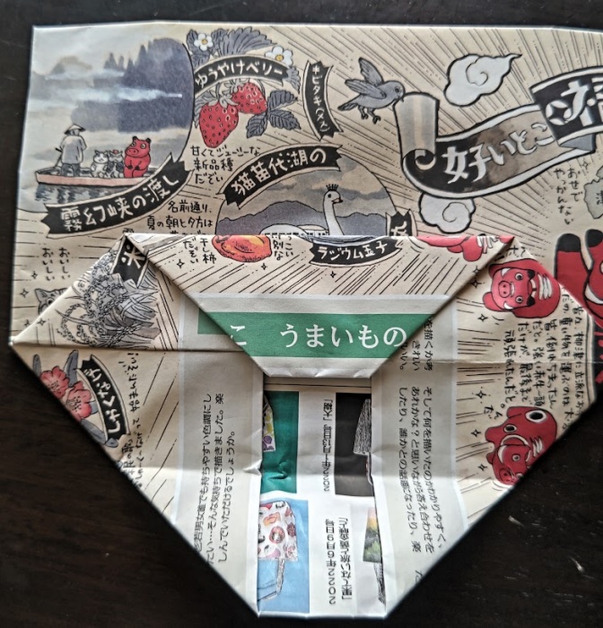 左右上下折っていく